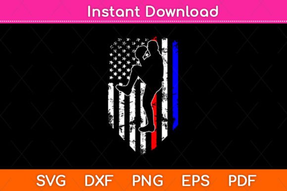 Funny Baseball Player American Flag Svg Review