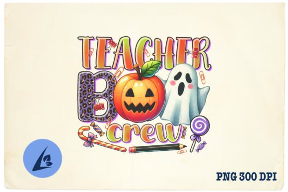 Halloween Teacher Funny Boo Crew PNG Review