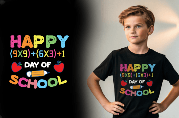 Happy 100 Day of School Graphic Review