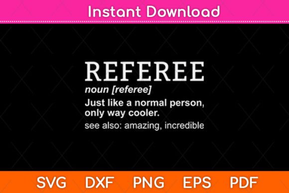 Referee Father Definition SVG: An Embroidery Review