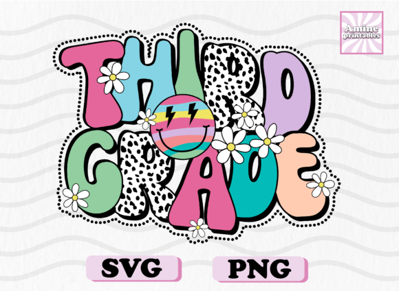 Retro School 3rd Grade Dalmatian Dots Review