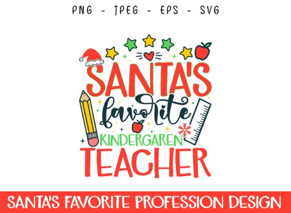 Santa's Favorite Kindergarten Teacher Design Review