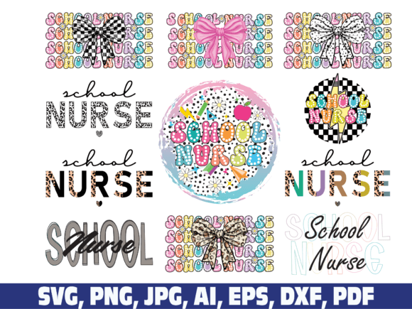 School Nurse Retro Vintage Dalmatian Png Review