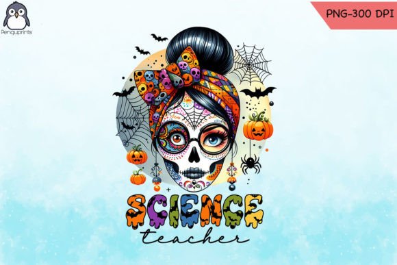 Teacher Boo Halloween Sublimation PNG: A Spooky Delight