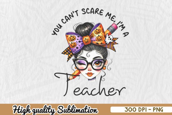 Teacher Halloween PNG: A Spooky yet Charming Embroidery Design