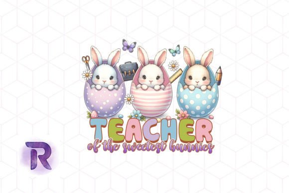 Teacher of the Sweetest Bunny PNG: A Stitch Test